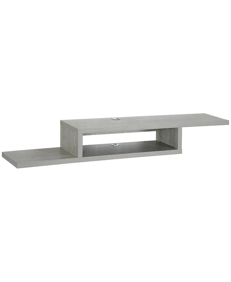 Homcom Wall Mounted Media Console, Floating Tv Sd