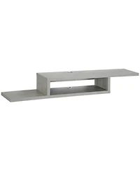 Homcom Wall Mounted Media Console, Floating Tv Sd