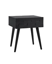 Hulala Home Jacob Mid-Century Modern End Table with Flared Legs