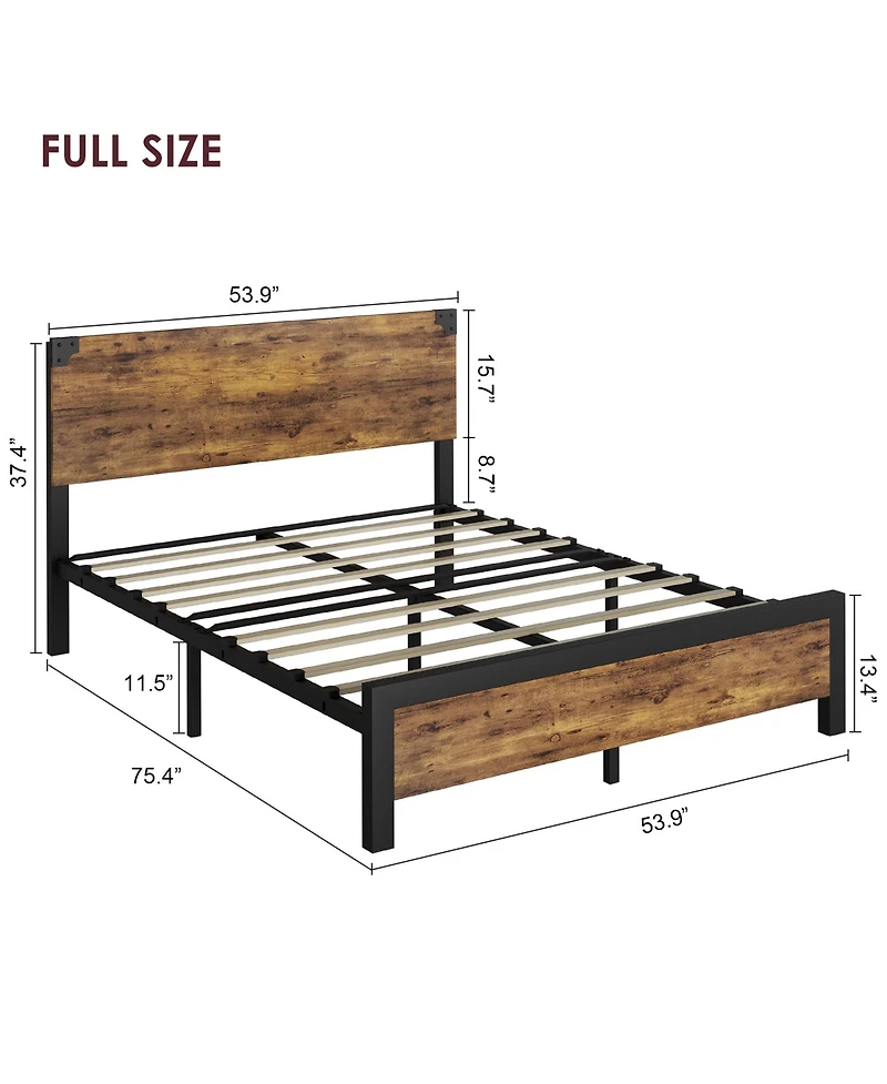 gaomon Full Bed Frame