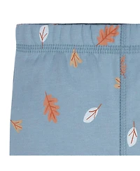Gerber Toddler Boys Blue Leaves Sweatshirt & Pant Set