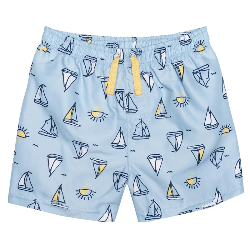 Gerber Baby Boys Swim Trunks - Sailboats 2-Pack