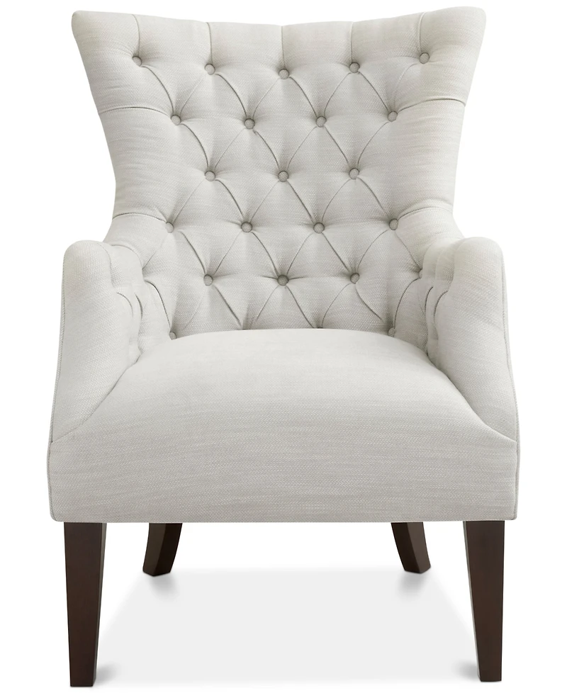 Madison Park Hannah Button Tufted Wing Accent Chair