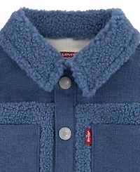 Levi's Infant Boys Denim Sherpa Coverall