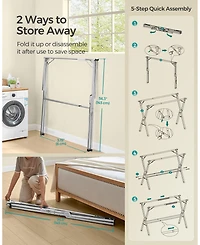 Slickblue Extendable and Foldable Clothes Drying Rack