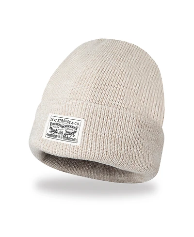 Levi's Men's Ribbed Logo Beanie