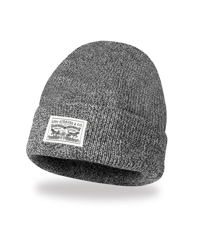 Levi's Men's Ribbed Logo Beanie
