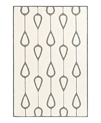 Bayshore Home Textured Tones Drops 5'3"x8' Area Rug