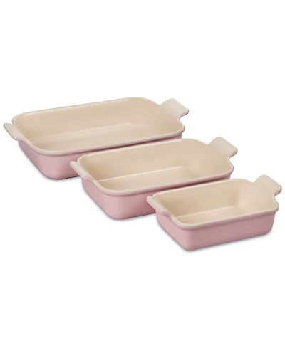 Le Creuset Set of 3 Heritage Bakers
