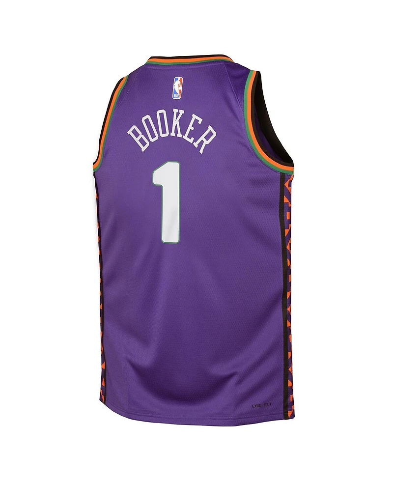 Nike Big Boys and Girls Devin Booker Purple Phoenix Suns 2024/25 Swingman Player Jersey - City Edition
