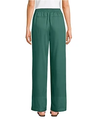 Lands' End Women's Tencel Fiber High Rise Wide Leg Pants