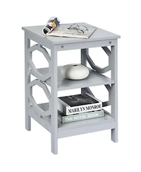 Gouun 3 Tiers Nightstand Sofa Side End Accent Table