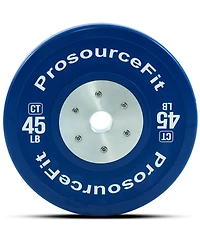 ProsourceFit Color Training Bumper Plate 45 lb, Blue