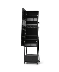 Gouun Jewelry Cabinet with Full-Length Mirror