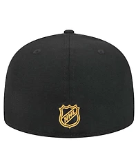 New Era Men's Black Boston Bruins Core 59FIFTY Fitted Hat