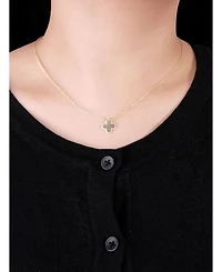 Devata Clover Chain Necklace in 14K Gold, 16 in adj to 18 in