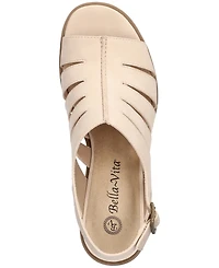 Bella Vita Women's Rhodes Block Heeled Sandals