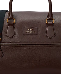 Polo Ralph Lauren Men's Pebbled Leather Duffel