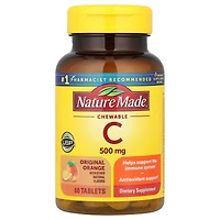 Nature Made Vitamin C Chewable Orange 500 mg