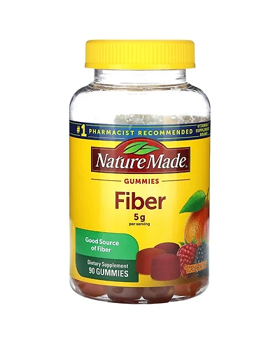 Nature Made Fiber Gummies Orange & Mixed Berry