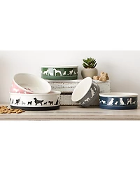 Bone Dry Cat's Meow Pet Bowl Set/2