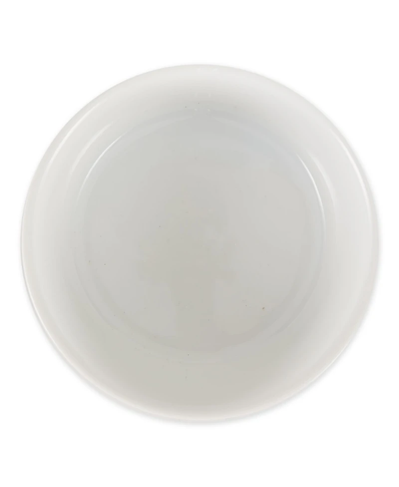 Bone Dry Lattice Paw Print Pet Bowl Set/2