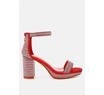 Mejuri Rhinestones And Pearl Embellished Sandals Women