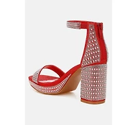 Mejuri Rhinestones And Pearl Embellished Sandals Women