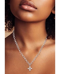 Rachel Zoe Gold Plated Chunky Clover Necklace