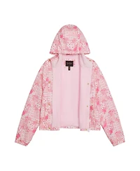 Jessica Simpson Girls 7-16 Bandana Printed Midweight Fleece Lined Jacket