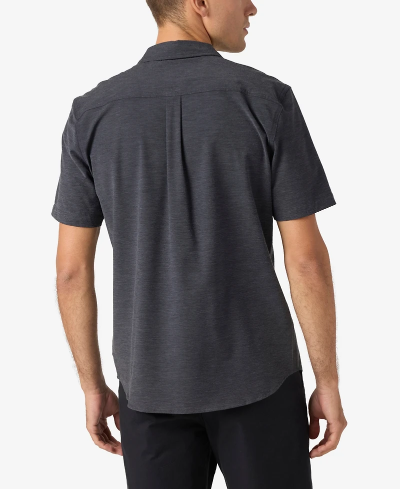 O'Neill Men's Traveler Upf Traverse Solid Short Sleeve Shirt