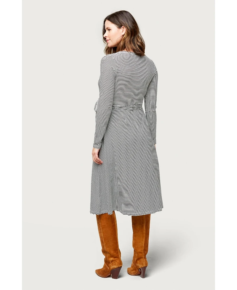 Nom Maternity Tessa Nursing Wrap Dress
