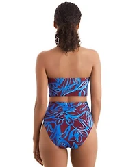 Mimi Flamingo Womens Printed Convertible Tankini Top Morgan High Waist Bikini Bottoms