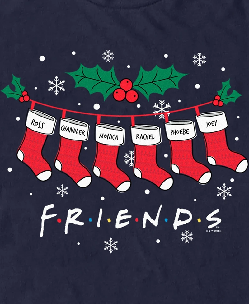 Fifth Sun Men's Holiday Friends Short Sleeve T-Shirt