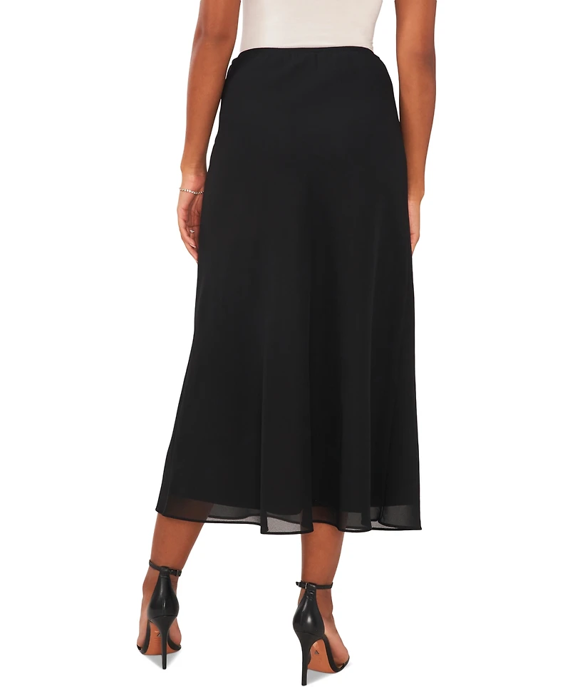 Msk Midi A-Line Skirt