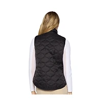 G Lifestyle Clothing Women's Double Zip Padded Vest