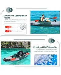 Costway Single Sit-on-Top Fishing Kayak Single Kayak Boat