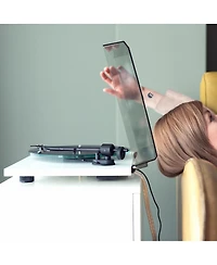 Pro-Ject T1 Evo Phono Turntable with Built-In Preamp & Ortofon Om 10 Mm Cartridge