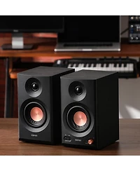Hi-Res Audio Certified Monitor Speakers, Bluetooth V5.4 Active Bookshelf 2.0 Computer Speaker (Pair)