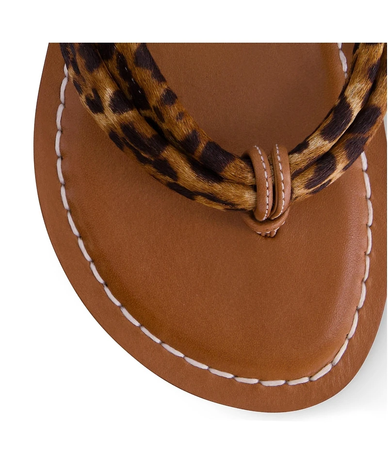 Bernardo Footwear Miami Haircalf Thong Sandal