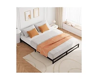 gaomon 6 Inch Queen Bed, Metal Platform Bed Frame with Steel Slats Support, Mattress Foundation, Easy Assembly