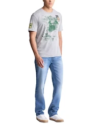 Buffalo David Bitton Men's Graphic Patch T-Shirt