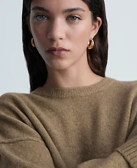 Mango Women's Rolled-Up Sleeves Sweater