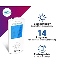iReliev Premium Tens + Ems Pain Relief & Recovery System