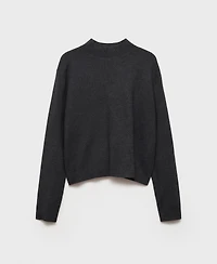 Mango Women's Perkins-Neck Knitted Sweater