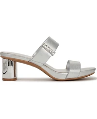 Naturalizer Women's Ida 2 Square Open Toe Slide Dress Sandals