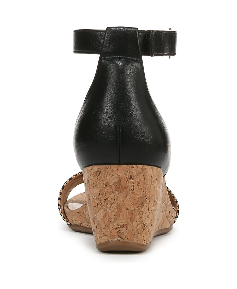 Naturalizer Women's Areda Ankle Strap Wedge Sandals