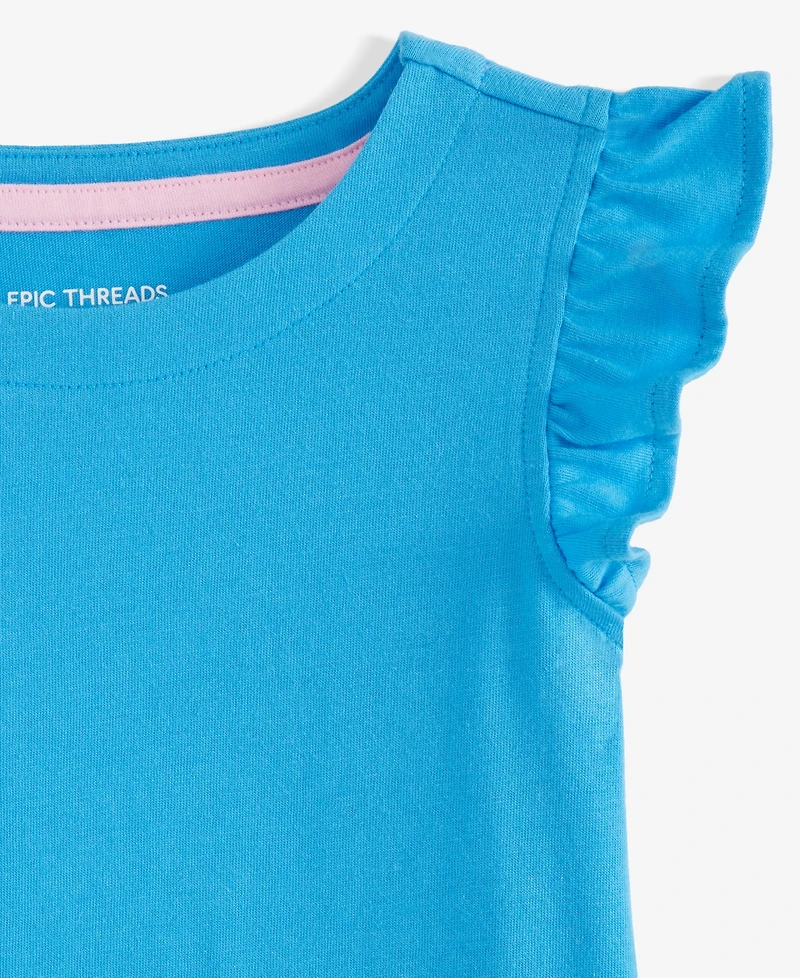 Epic Threads Toddler Girl Ruffle-Sleeve Dress, Exclusively at Macy's