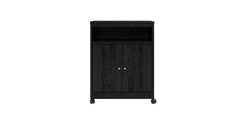 Slickblue Utility Cart Or Kitchen Microwave Cart with Casters