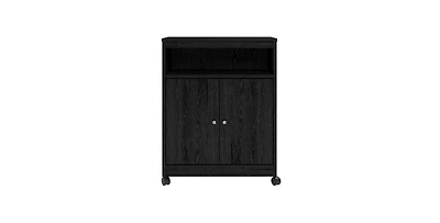 Slickblue Utility Cart Or Kitchen Microwave Cart with Casters